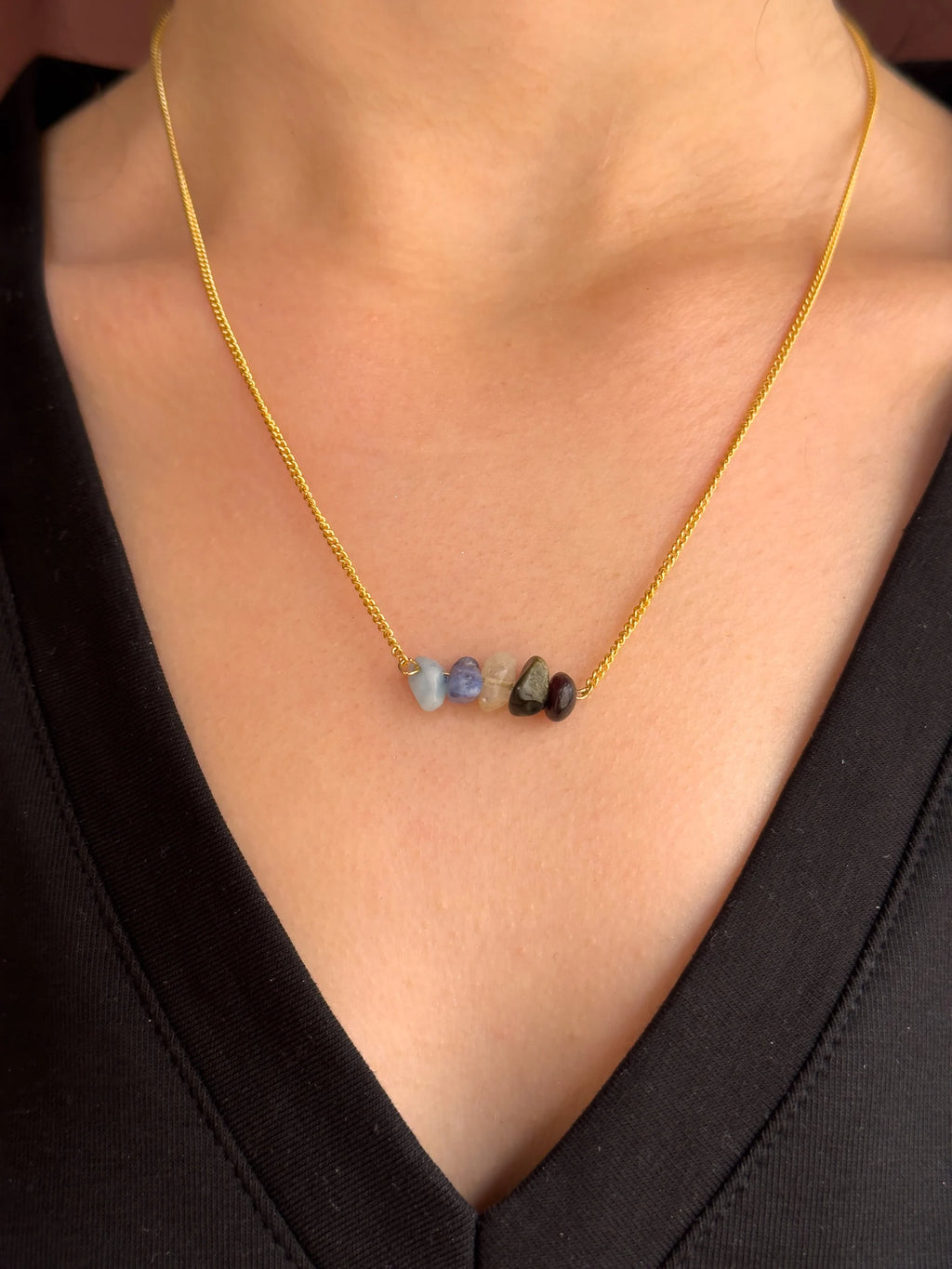 Scorpio Zodiac Bar Necklace necklaces LUNARITY GARAGE   
