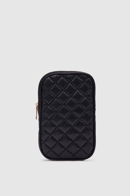 Sebastien Quilted Detailed Puff Phone Bag phone bag LUNARITY GARAGE   