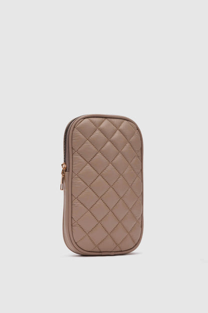 Sebastien Quilted Detailed Puff Phone Bag phone bag LUNARITY GARAGE   