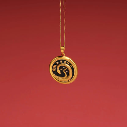 Snake Necklace – A Symbol of Wisdom and Transformation necklaces LUNARITY GARAGE