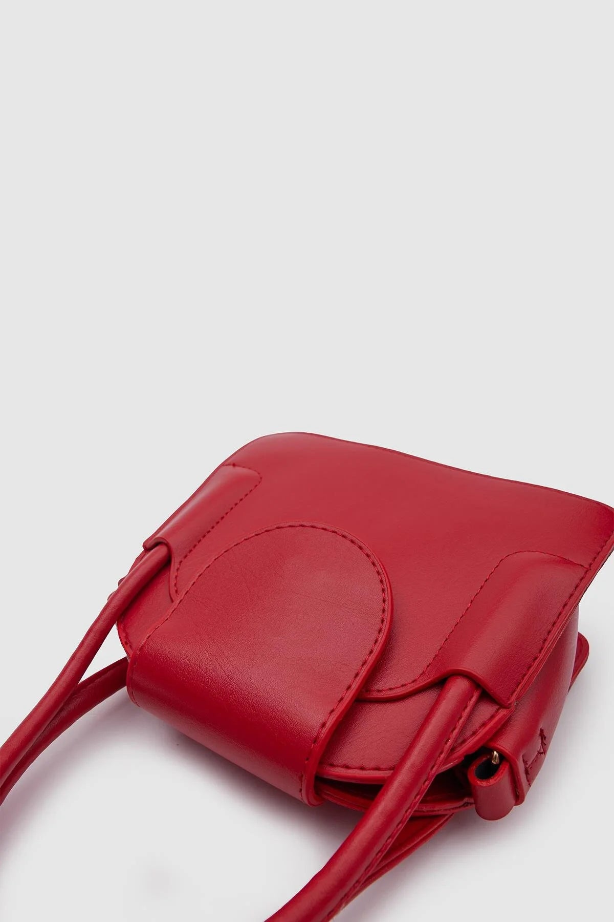 Faux Leather Covered Red Hand and Crossbody Bag Coke bag LUNARITY GARAGE   