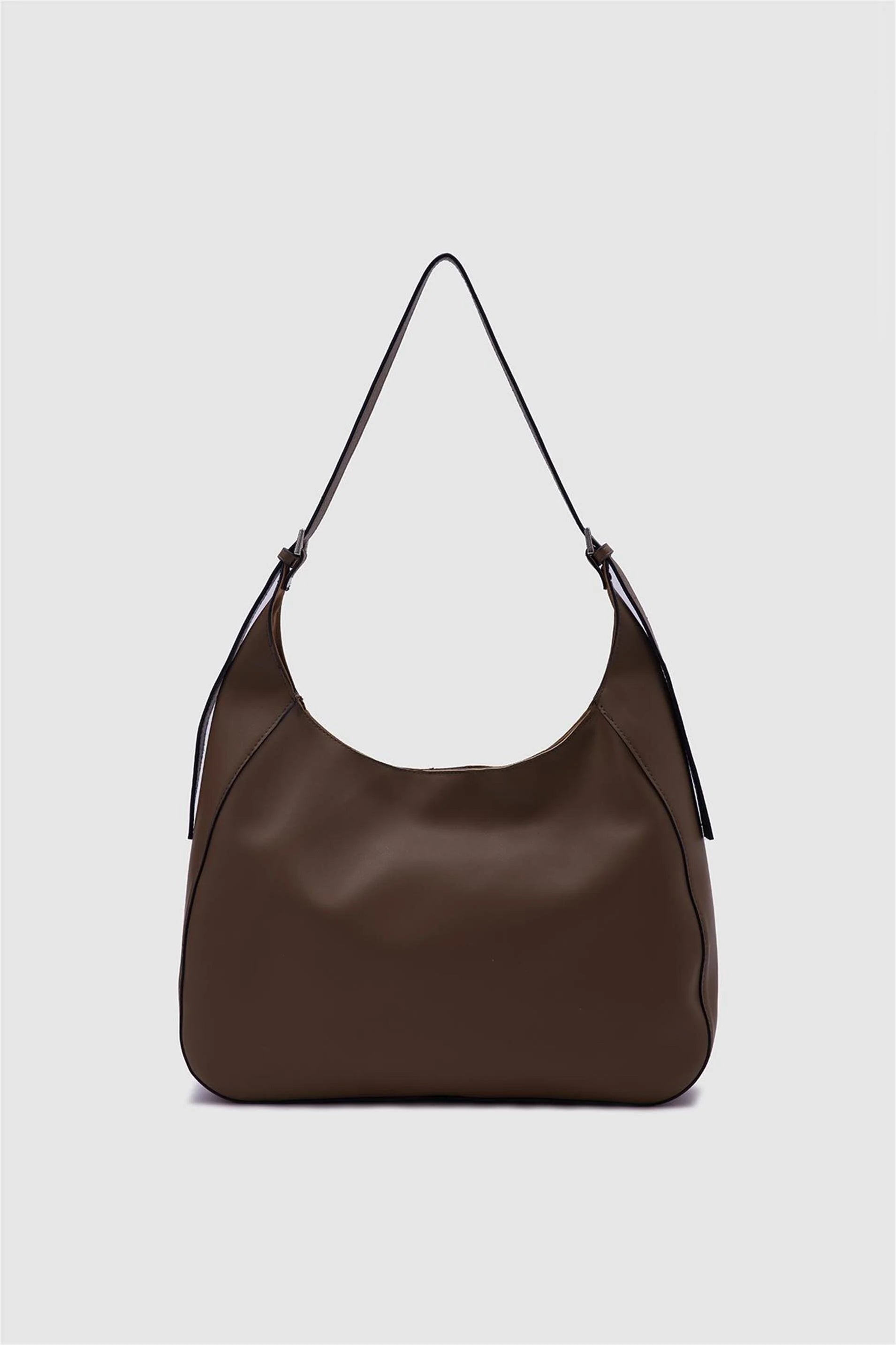 Faux Leather Mink Bigger Shoulder Bag shoulder bag LUNARITY GARAGE Mink  