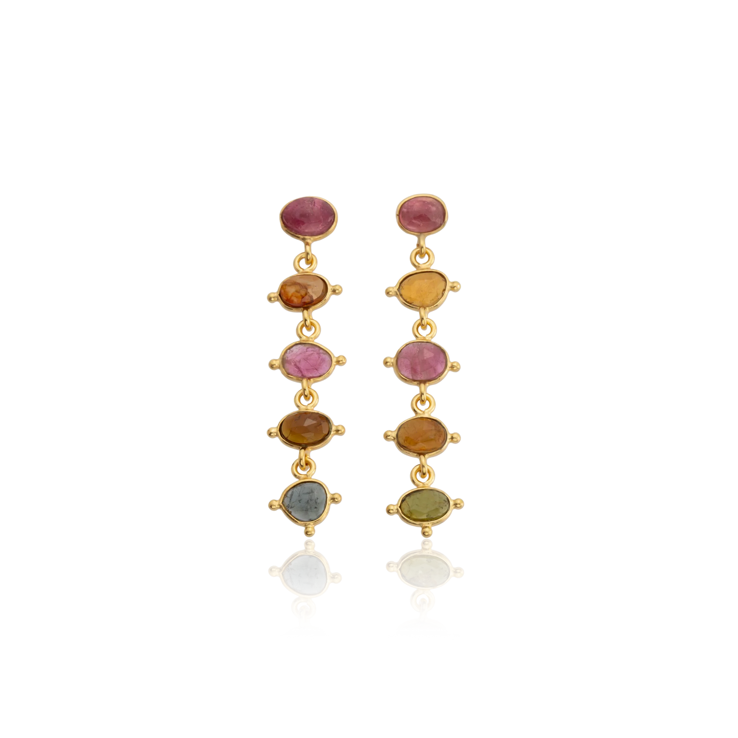 Handmade Tourmaline Earrings – Unique Beauty in Every Pair Earrings LUNARITY GARAGE