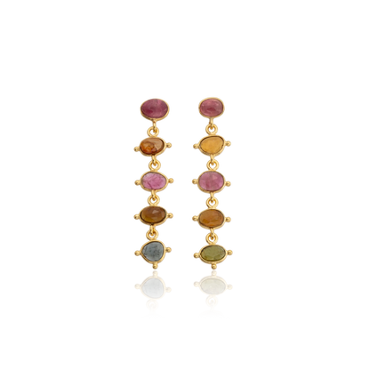 Handmade Tourmaline Earrings – Unique Beauty in Every Pair Earrings LUNARITY GARAGE