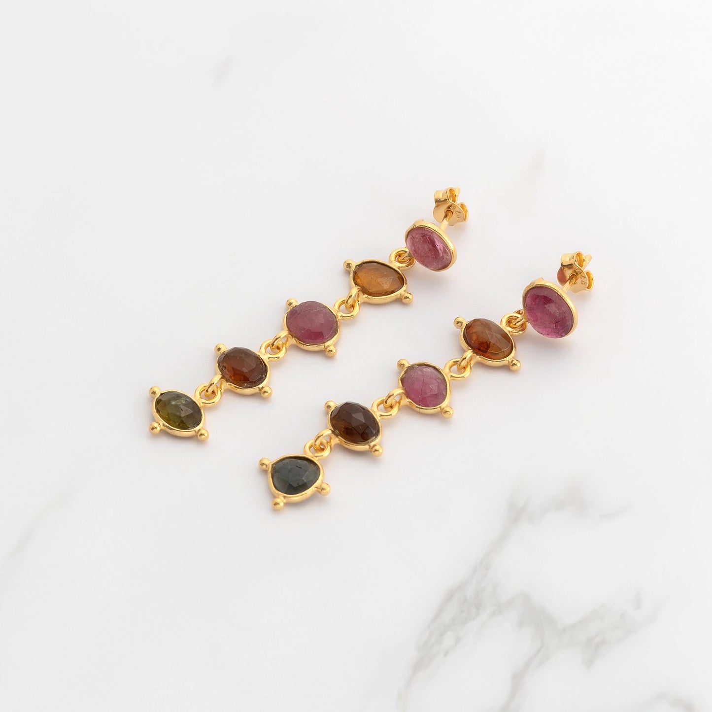 Handmade Tourmaline Earrings – Unique Beauty in Every Pair Earrings LUNARITY GARAGE