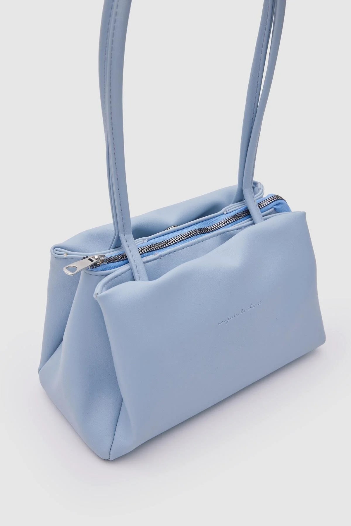 Vintage Blue Baguette Bag bag LUNARITY GARAGE   