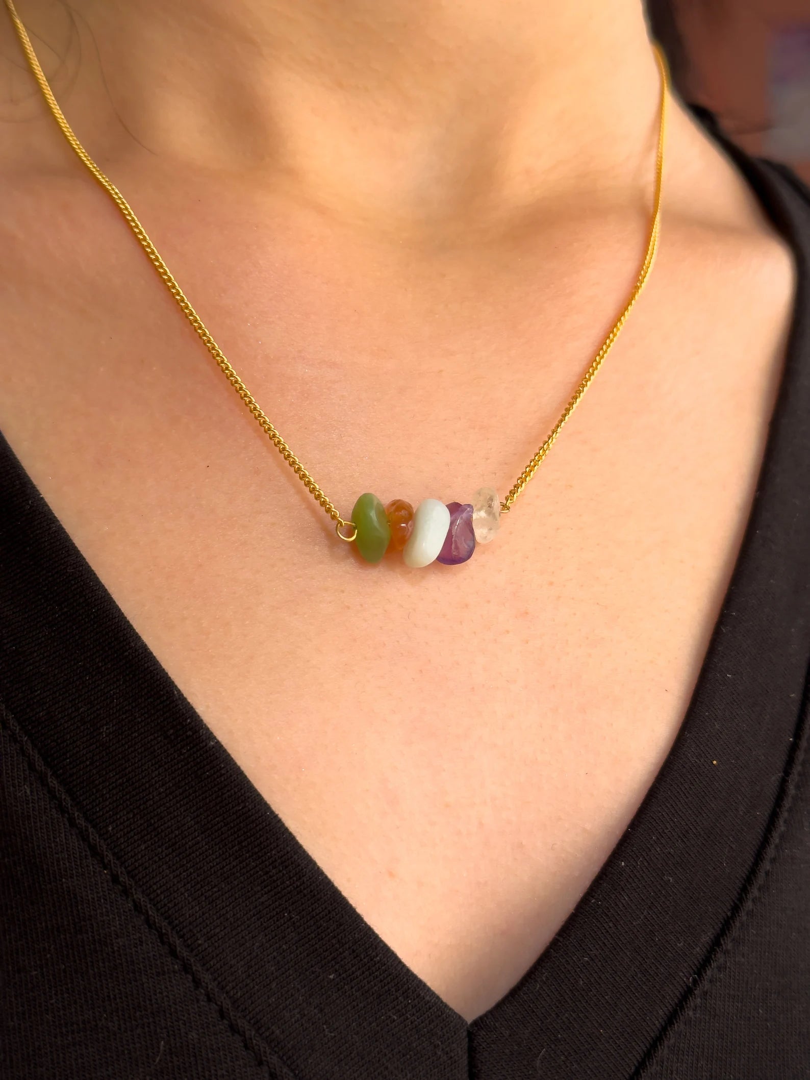 Virgo Zodiac Bar Necklace necklaces LUNARITY GARAGE