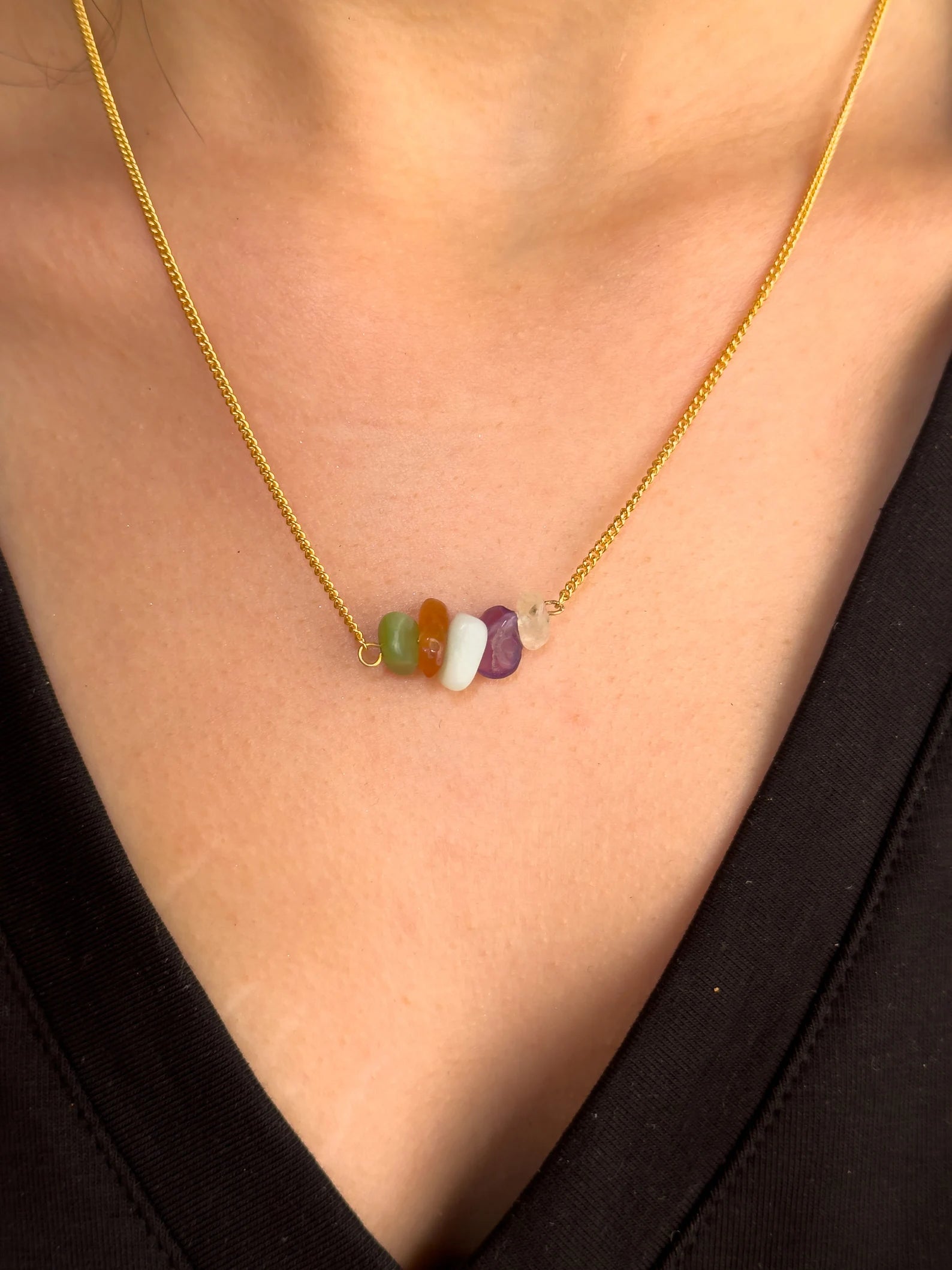 Virgo Zodiac Bar Necklace necklaces LUNARITY GARAGE 16 Inches