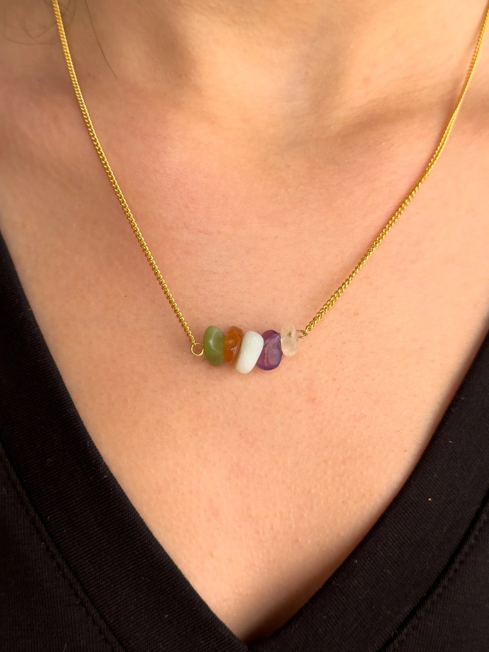 Virgo Zodiac Bar Necklace necklaces LUNARITY GARAGE