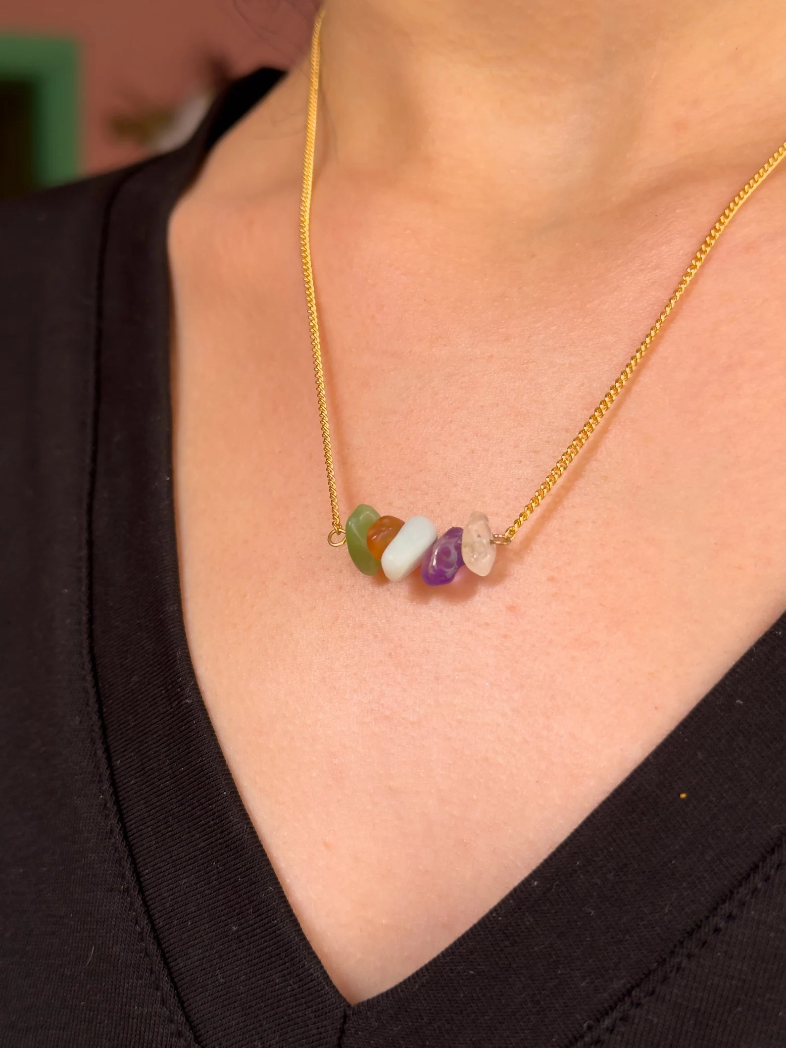 Virgo Zodiac Bar Necklace necklaces LUNARITY GARAGE