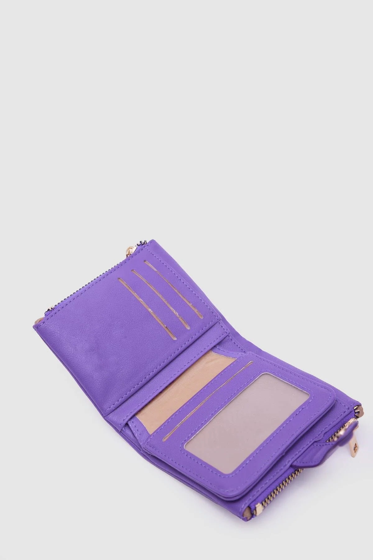 Soft Leather Purple Wallet wallet LUNARITY GARAGE   